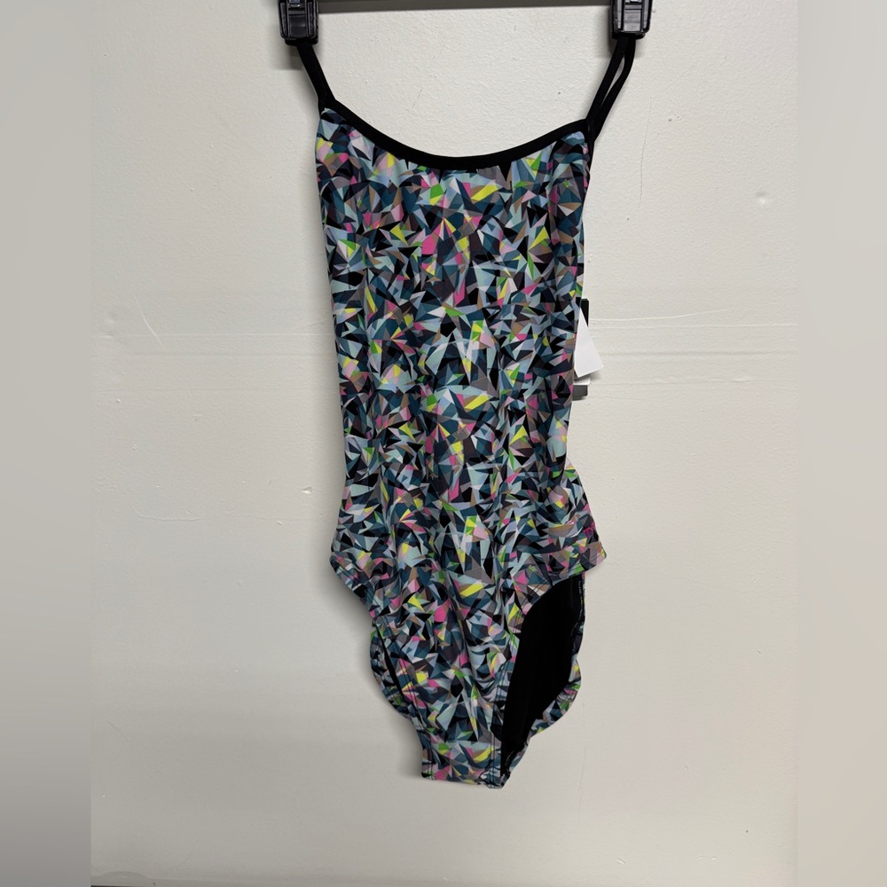 NWT Women's 36 (Large) TYR Durafast Elite Trinityfit Swimsuit in Prismbreak